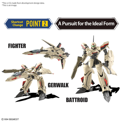 YF-19 MACROSS Model Kit HG High Grade 1/100