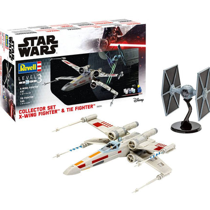 Star Wars Model Kit Gift Set 1/57 X-Wing Fighter & 1/65 TIE Fighter