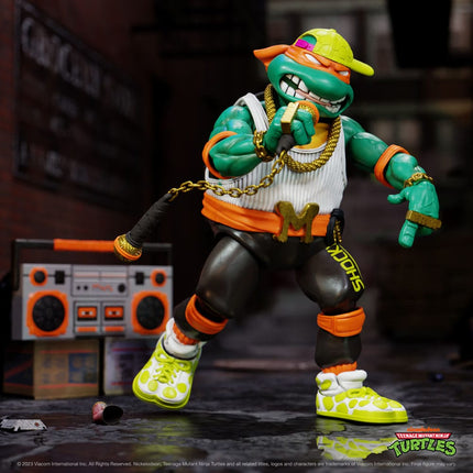 Rappin' Mike Teenage Mutant Ninja Turtles Ultimates Action Figure 18 cm